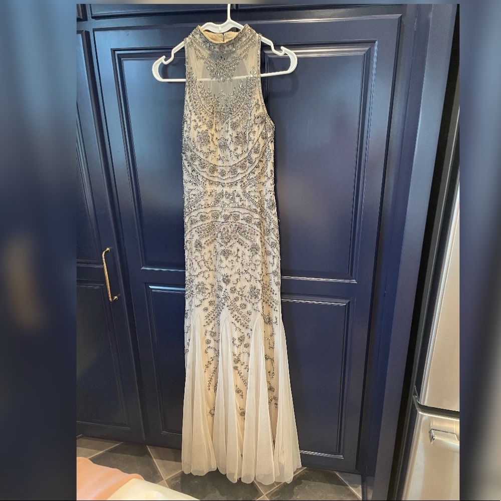 Aidan Mattox Sequin Gown Size 4